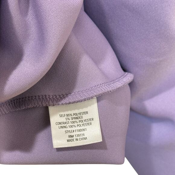 Women's Lavender Francesca's Lace Top Cross Strap Dress - Size Small - Picture 5 of 11